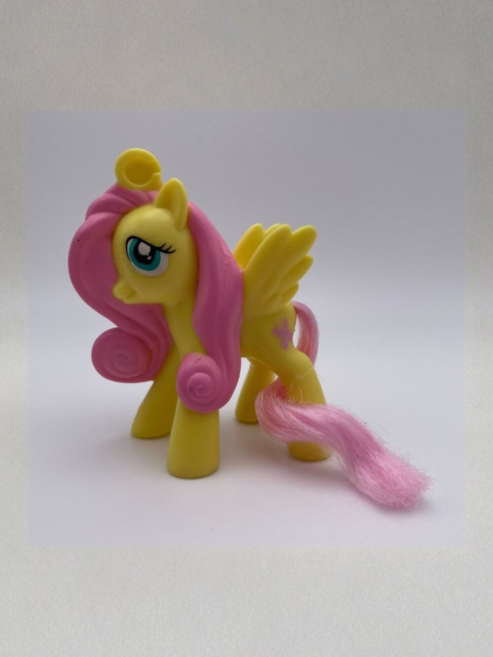 My Little Pony (MLP) Fluttershy Droopy Eyes G4 McDonalds Toy 2012 (SKU: 423TO)